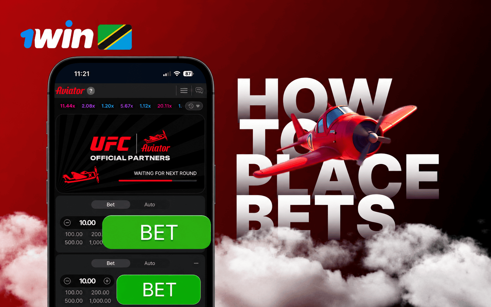 1win Aviator Download and Play in Tanzania